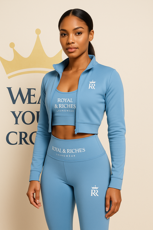 Royal Riches 3-Piece Set – Sky Queen Blue